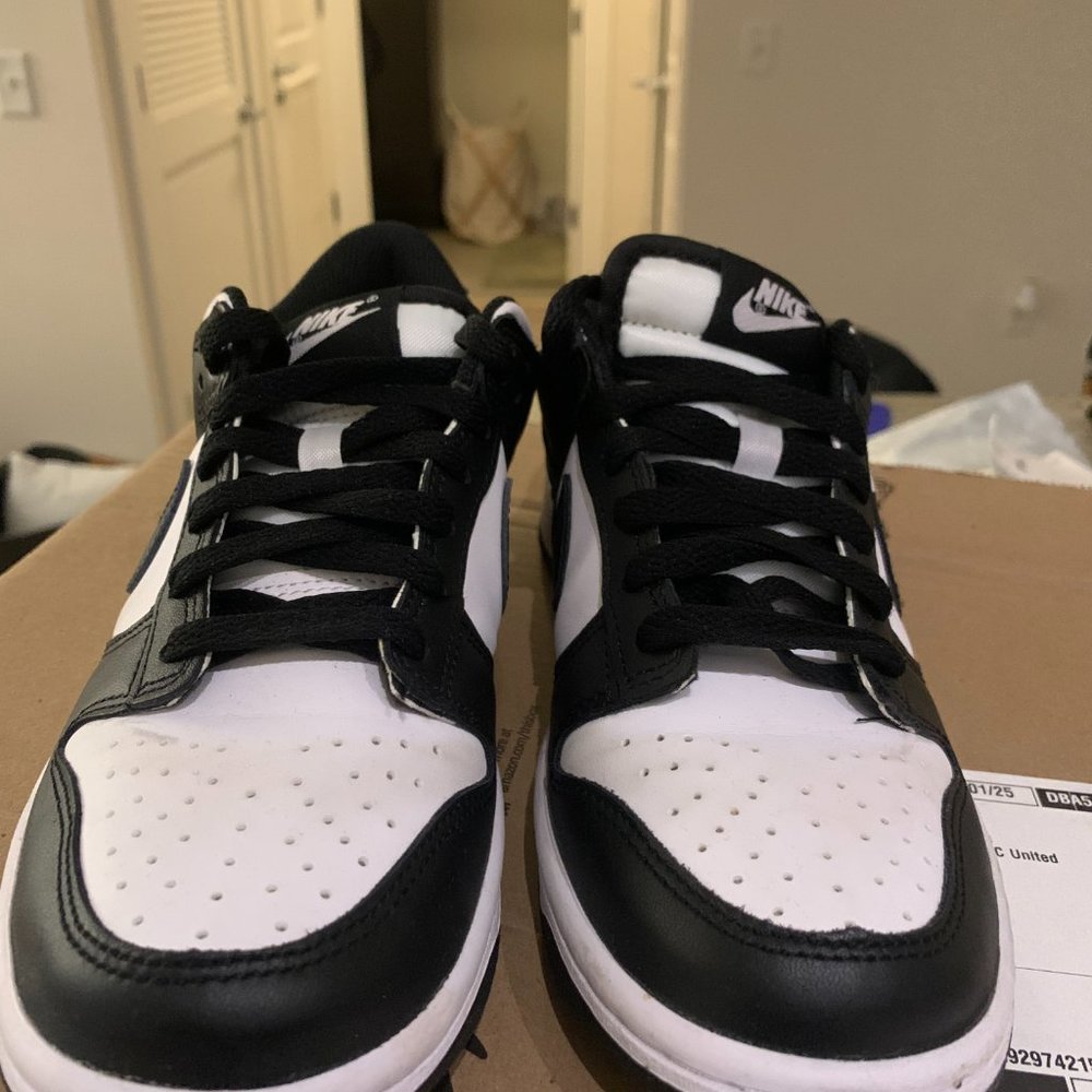 Nike Dunks Low-Top Pandas (Black And White) Size … - image 4